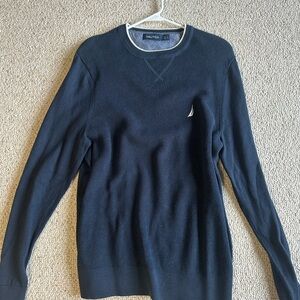 Nautica Men's Dark Navy Crewneck Sweater
